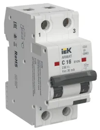 ARMAT АВДТ B10N 2P C16 30мА тип A IEK