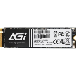 Твердотельный накопитель AGI AI298 M.2 PCIe 1TB RETAIL-Color Box