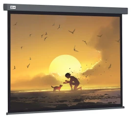 Экран Cactus 124.5x221см Wallscreen CS-PSW-124x221 16:9 настенно-потолочный рулонный белый