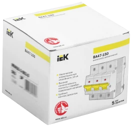KARAT Авт. выкл. ВА47-150 3P C 63А 15кА IEK