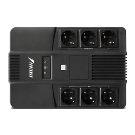 ИБП POWERMAN Brick 600, линейно-интерактивный, 600ВА, 360Вт, 3 евророзетки с...
