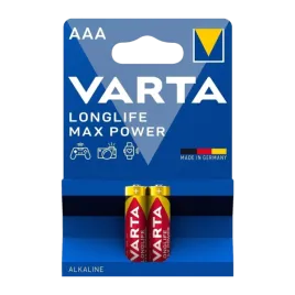 Батарейка Varta LONGLIFE MAX POWER (MAX TECH) LR03 AAA BL2 Alkaline 1.