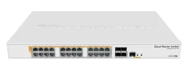 Коммутатор/ CRS328-24P-4S+RM Cloud Router Switch 24 port Gigabit Ether