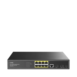 Коммутатор/ 8-Port Layer 2 Managed Gigabit PoE+ Switch with 2...