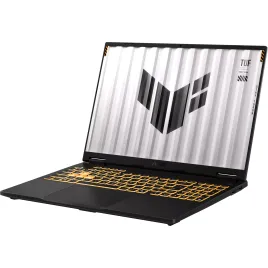 Ноутбук/ ASUS TUF F16 FX608JHI-TU216 16"(1920x1200 (матовый, 144Hz) IPS)/Intel Core i5 14450HX (2.4Ghz)/16384Mb/512PCISSDGb/noDVD/Ext:nVidia GeForce RTX 5050(8192Mb)/Cam/BT/WiFi/70WHr/war 1y/2.2kg/Jaeger Gray/DOS