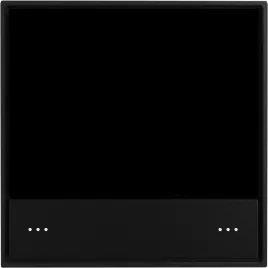 Donel KNX стандартная сенсорная панель, черная черепаха. Серия устройств: DKNX