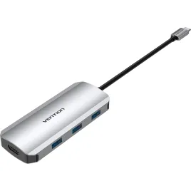 Мультифункциональный хаб Vention USB Type-C M/3 x USB 3.0 F+HDMI F+USB