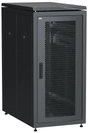 ITK LINEA N 18U 600х1000мм перф. пер. дв. чер.