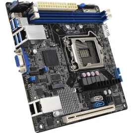 Материнская плата/ P12R-I Mini-ITX, LGA 1200, 2x DDR4 DIMM (to 64GB ECC UDIMM) , 6x USB 3.0 (4 rear) , 6x SATA (4 in MiniSAS HD) , 1x PCIE x16, 1xM.2 2280, LAN 2x 1Gb, Video AST2600, IPMI Option (507604)