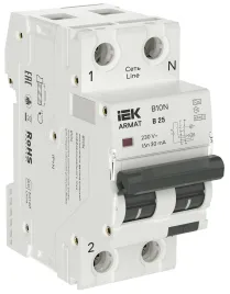 ARMAT АВДТ B10N 1P+NP B25 30мА тип A (36мм) IEK