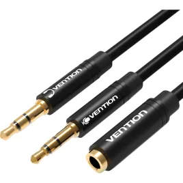 Разветвитель Vention mini Jack 3.5 mm F/mini Jack 3.5 mm M x 2 - 1 м (