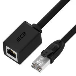 Greenconnect RJ45(m) - RJ45(f) Cat. 6 FTP 1м чёрный