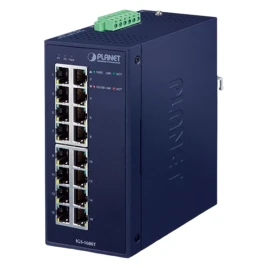 коммутатор/ PLANET IGS-1600T IP30 Industrial 16-Port 10/100/1000T Gigabit Ethernet Switch...
