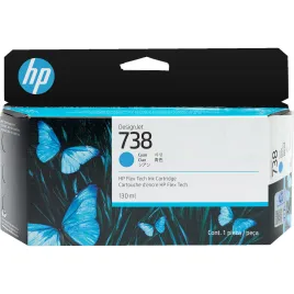Картридж HP 738 498N5A 130-ml Cyan DesignJet Ink Cartridge