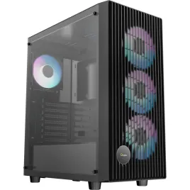 Корпус ПК без блока питания/ Case Ocypus Gamma C70 BK ARGB, Midi-Tower, TG, 4x120mm ARGB, 1xUSB-A 3.0 + 1xUSB 2.0, ATX, mATX, mITX Black