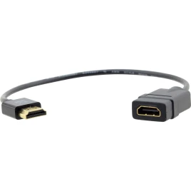 Переходной Кабель HDMI-HDMI  (Вилка - Розетка), 0,3 м/ Ultra–Slim High
