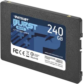 Твердотельный накопитель Patriot SATA-III 240GB PBE240GS25SSDR Burst Elite 2.5" [PBE240GS25SSDR]