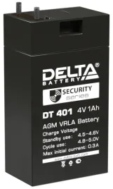 АКБ Delta DT 401 (4V, 1Ah)
