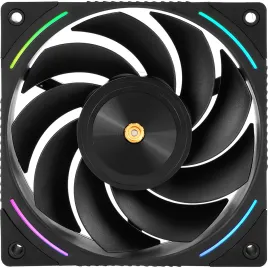Кулер для корпуса/ Case Cooler Thermalright TL-K12R Reverse (120x120x25mm, 4-pin PWM, ARGB, 69CFM, 27dBA, 2150RPM, Black)