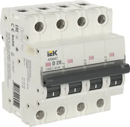 ARMAT Авт. выкл. M10N 4P D 20А IEK