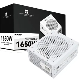 Блок питания 1650W/ Power Supply Thermalright, 1650W 80+ Platinum (ATX, 3.0, PCIe 5.0, Full modular, 1x24(20+4)pin 600mm, 4xCPU 8(4+4)pin, 9xPCIe*2 8(6+2)pin, 2x12VHPWR PCIe 5.0 12+4pin 650mm, 14xSATA, 5xMOLEX4pin, Active, 140x140mm, 170x150x86mm, OPP, OV