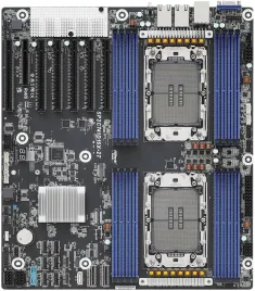 Материнская плата/ ASRock SP2C741D16X-2T, EEB, 2x LGA 4677 5th/4th Gen Intel Xeon Scalable, 16x DDR5 RDIMM, 6x PCIe5.0 x16, 1x PCIe5.0 x8, 2x MCIO (PCIE5.0 x8), 3x OcuLink (PCIE3.0 x4 or 4x SATA), 1x M.2 (PCIe3.0 x4 or SATA 6Gb/s), up to 13 SATA 6Gb/s, 2x