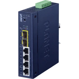 коммутатор/ PLANET IGS-4215-4T2S IP30 Industrial L2/L4 4-Port 10/100/1000T + 2-Port...