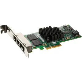 Сетевая карта/ Intel® Ethernet Server Adapter I350-T4, 4 x Gbit Ports RJ-45, PCI-E x4, iSCSI, NFS, VMDq