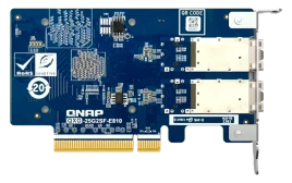 Сетевая карта/ QNAP QXG-25G2SF-E810 Dual Port 25Gbps/10Gbps SFP28 PCIe