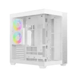 Корпус ПК без блока питания/ Case Ocypus Delta C74 WH ARGB, Midi-Tower, TG, 2x120mm ARGB, 2xUSB-A 3.0 + 1xUSB-C 3.1, ATX, mATX, mITX White