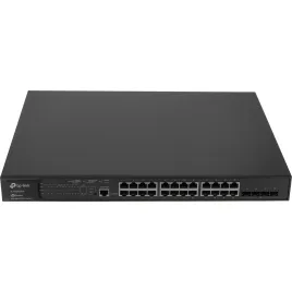 Коммутатор/ JetStream 28-port Gigabit L2+ Managed Switch with 24-port PoE+, PoE budget up to 384W, support SDN