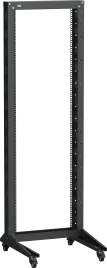 ITK LINEA F Стойка 1-рамная на рол. 37U 600х600мм черная