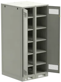 ITK LINEA B Шкаф (пустой) 2000х900мм дверь двуст. мет. сер.