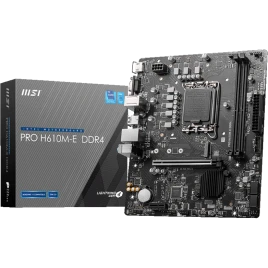 Материнская плата/ MB MSI INTEL H610 s1700, 2xDDR4(64GB), D-SUB/HDMI 1