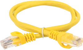 ITK RJ45(m) - RJ45(m) Cat. 5e U/UTP PVC 5м жёлтый