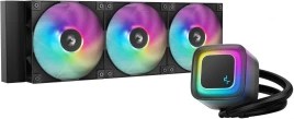 Система водяного охлаждения Deepcool LE360 V2 ARGB Soc-AM5/AM4/1200/1700/1851 черный 4-pin...