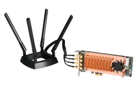 Сетевая карта Wi-Fi/ QNAP QWA-AC2600 Dual-band AC2600 wireless PCIe ex