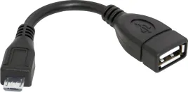 Defender USB OTG microUSB(M)-USB(F), 8см