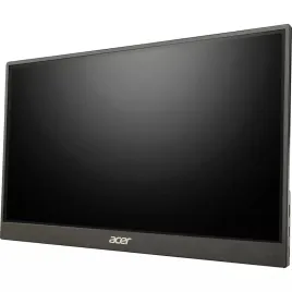 Монитор/ Acer PM161QJbmiuux 15,6'', UltraThin Black, 16:9, IPS, 1920x1080, 6ms, 250cd, 60Hz, mini HDMI, 2xType-C, Speakers 1Wx2, FreeSync, HDR 10, Vesa:100x100