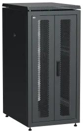 ITK LINEA N 24U 600х800мм распаш. перф. дв. задн. перф. чер.
