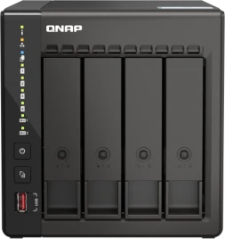 Сетевое хранилище без дисков/ SMB QNAP TS-453E-8G NAS, 4-tray w/o HDD.