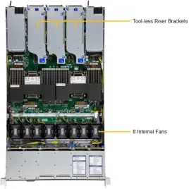 Серверная платформа/ Supermicro Server SYS-122C-TN 1U (2x LGA4710 / 32x DDR5 RDIMM / 12x Hs 2.5" NVMe / 2 M.2 PCIe 5.0 x2 NVMe / VROC Premium / 3x PCIe 5.0 x16 (1 AIOM with OCP 3.0) / 1x PCIe 5.0 x8 / 2x 10GbE RJ45 Intel X710 / 2x 1000W Power)