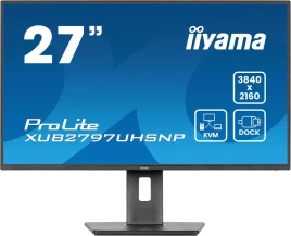 Монитор Iiyama 27" ProLite XUB2797UHSNP-B1 черный IPS LED 4ms 16:9 HDM