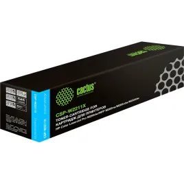 -/ Картридж лазерный Cactus CSP-W2211X 207X голубой (2450стр.) для HP M255/MFP M282/M283