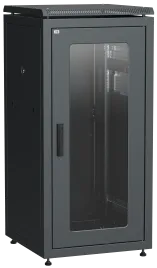 ITK LINEA N 28U 600х600мм стек. пер. дв. зад. мет. чер.