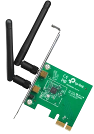 Адаптер Wi-Fi/ 300Mbps Wireless N PCI Express Adapter, Atheros, 2T2R, 2.4GHz, 802.11n/g/b, 2 detachable antennas