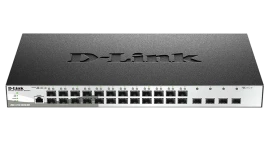 Управляемый L2 коммутатор/ Управляемый L2 коммутатор, 24x1000Base-X SFP, 4x10GBase-X SFP+,...