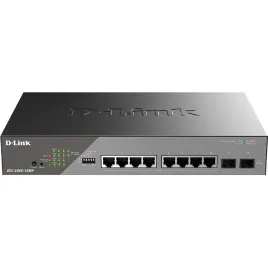 Сетевой коммутатор/ Smart L2 Surveillance Switch 8х1000Base-T PoE, 2x1