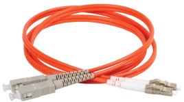 Оптический (патч-корд), MM, 50/125 (OM2), SC/UPC-LC/UPC,(Duplex),1м