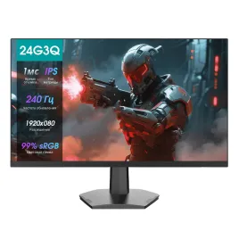 Монитор Hisense/ 24"/1920x1080, IPS/ELED, 16:9, 240Гц, время отклика 1мс, 320кд/м2, 1000:1, углы обзора 89 °(H)/89°(V), DisplayPort, HDMI х2, черный 2026